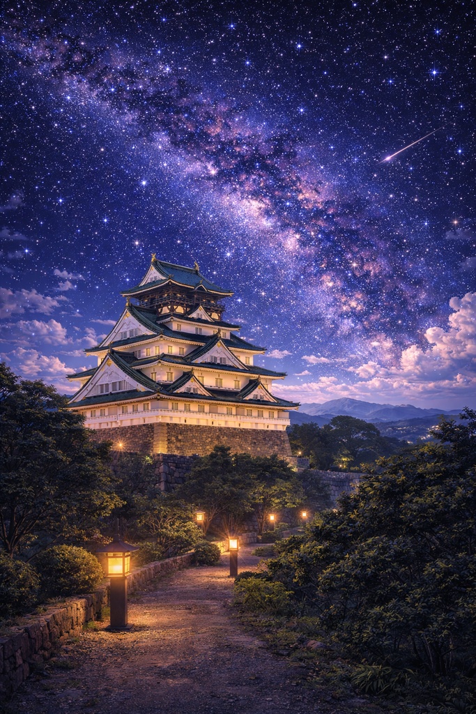 ロマンチックな夜空をイメージしました！（2枚セット）