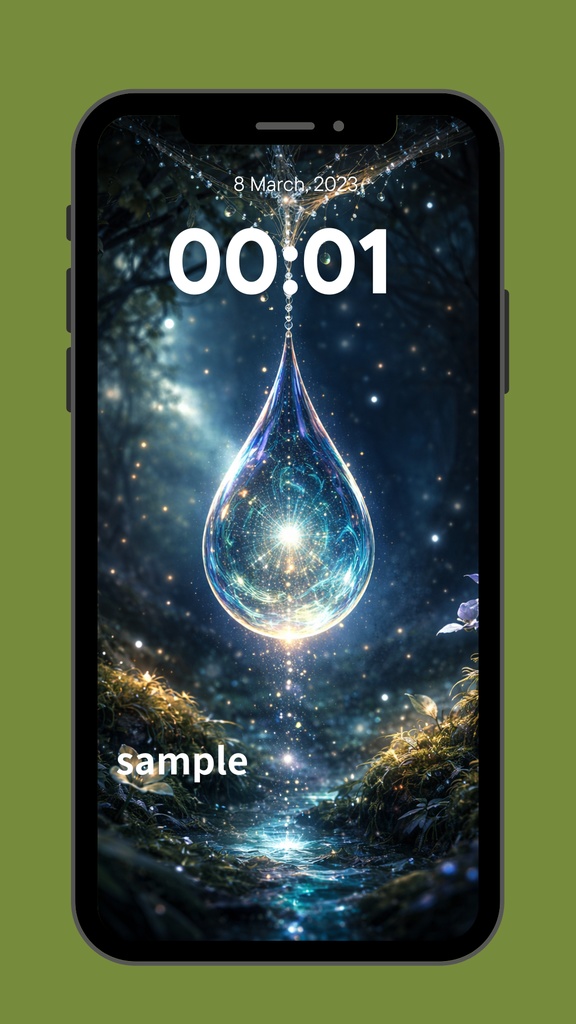 【推し活に】引き込まれるしずくの美（6枚セット）