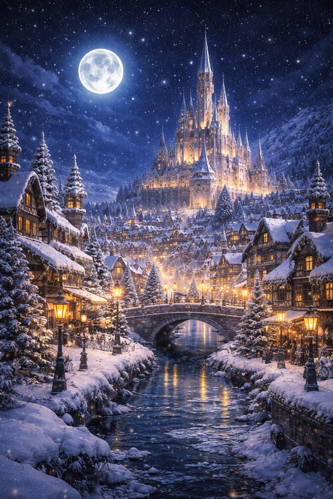 ヨーロッパのお城の背景7枚セット