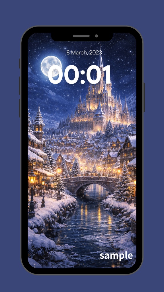 ヨーロッパのお城の背景7枚セット