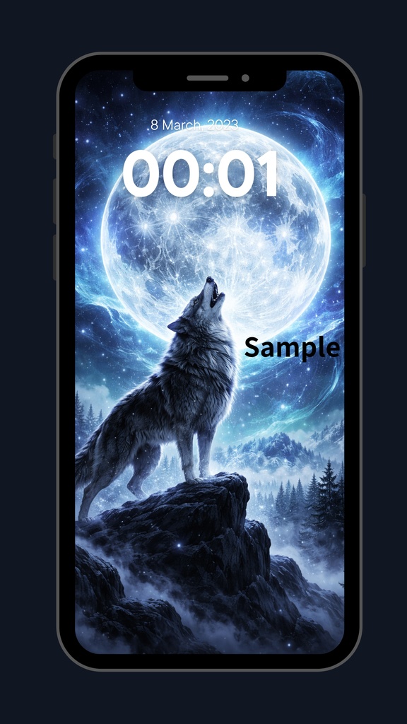 月夜の狼 - Wolf Moon Edition -各月12枚