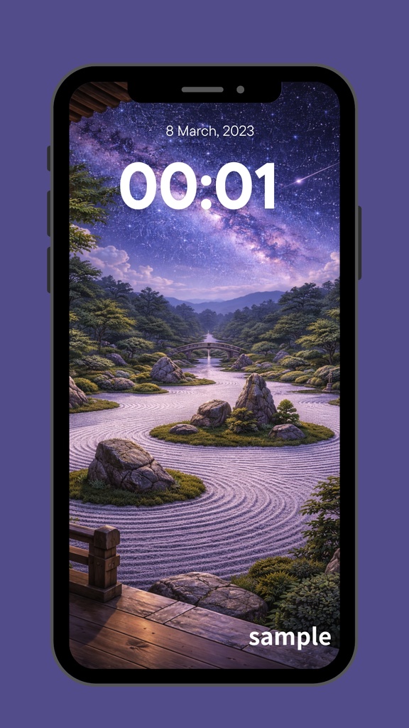 黄金の並木道と銀河の導き~Golden Rows of Trees and the Milky Way’s Lead