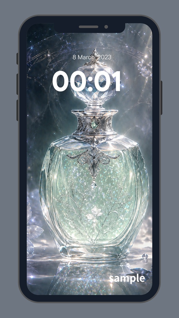 真夜中に煌めく魔法の香水瓶~Celestial Crystal Fragrance