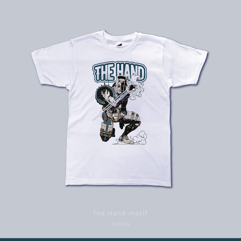 奇妙な冒険　第４部　ザ・ハンドモチーフTシャツ