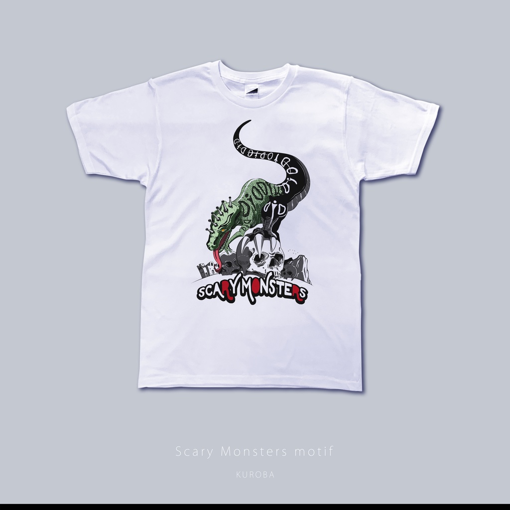 奇妙な冒険　第7部　スケアリーモチーフTシャツ