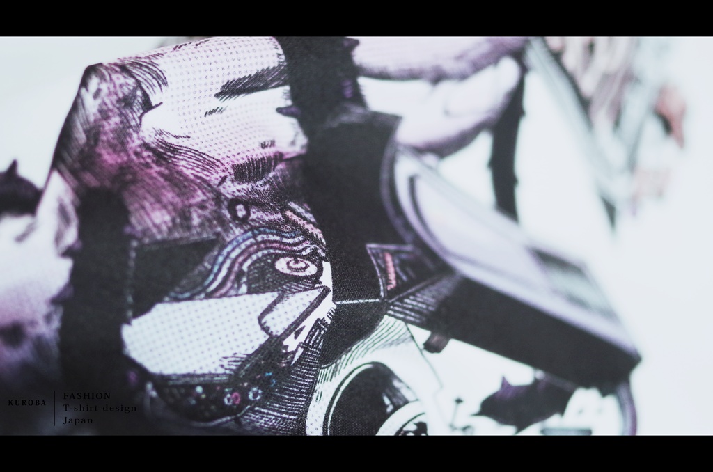 奇妙な冒険 第3部 ハーミット・パープルモチーフTシャツ