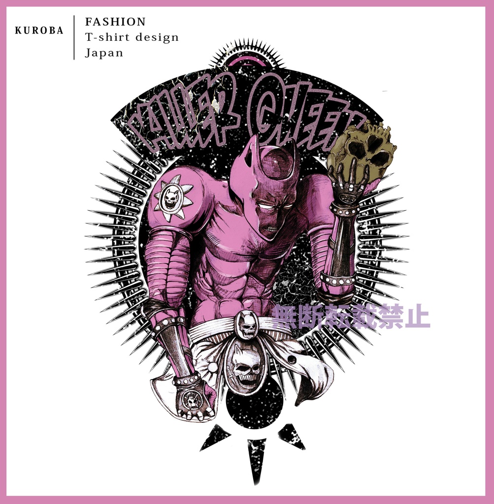 奇妙な冒険 第4部 キラー・QモチーフTシャツ