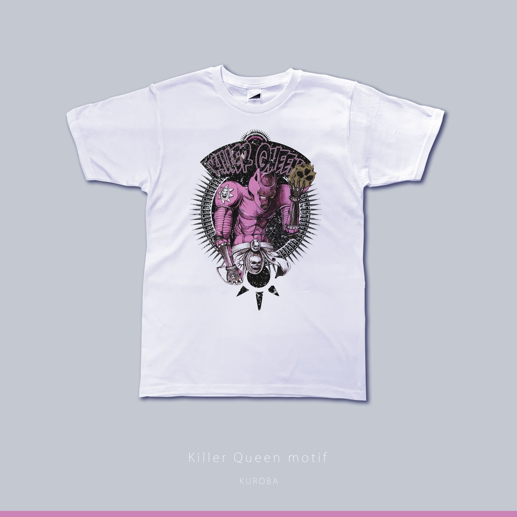 奇妙な冒険　第4部　キラー・QモチーフTシャツ