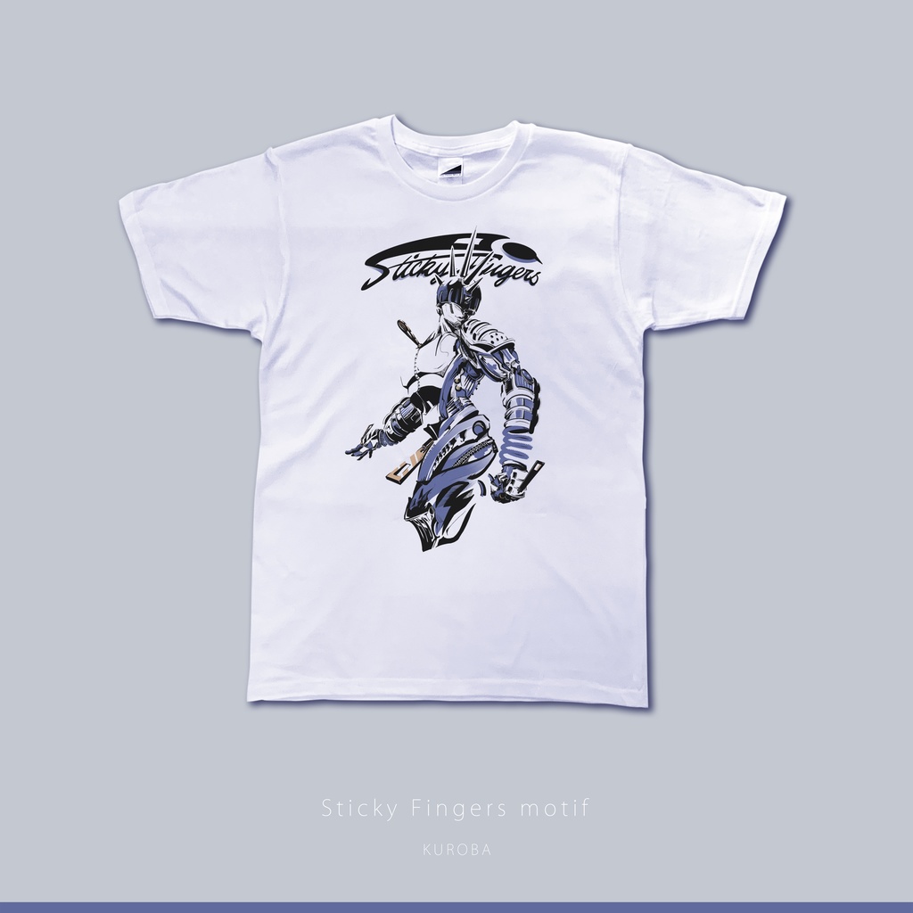 奇妙な冒険 第5部 スティッキーモチーフTシャツ