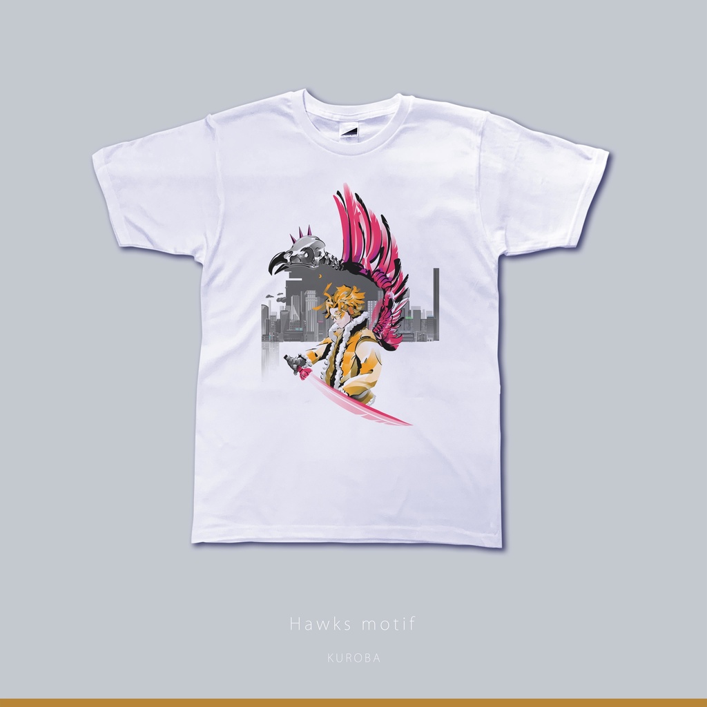 ヒロアカ ホークスモチーフTシャツ