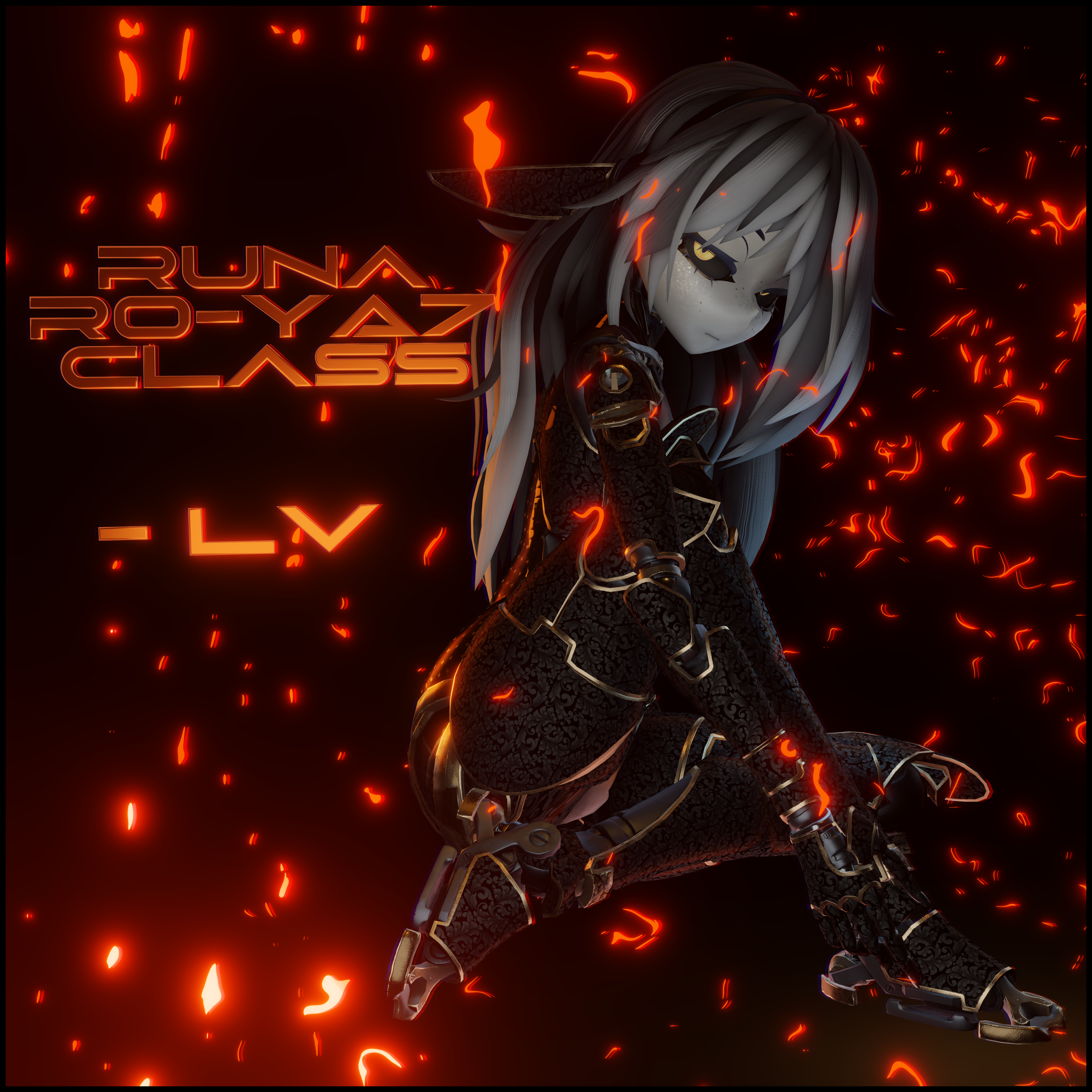 Runa Body Texture ルナ【LUNA】| Runa Body Material | Runa R0-YA7 Class - Lunar | Void's Abyss ...