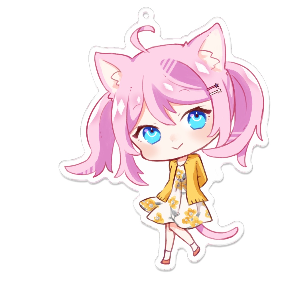 おすましスピカのアクリルキーホルダー