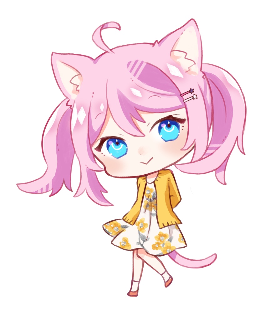 おすましスピカのアクリルキーホルダー