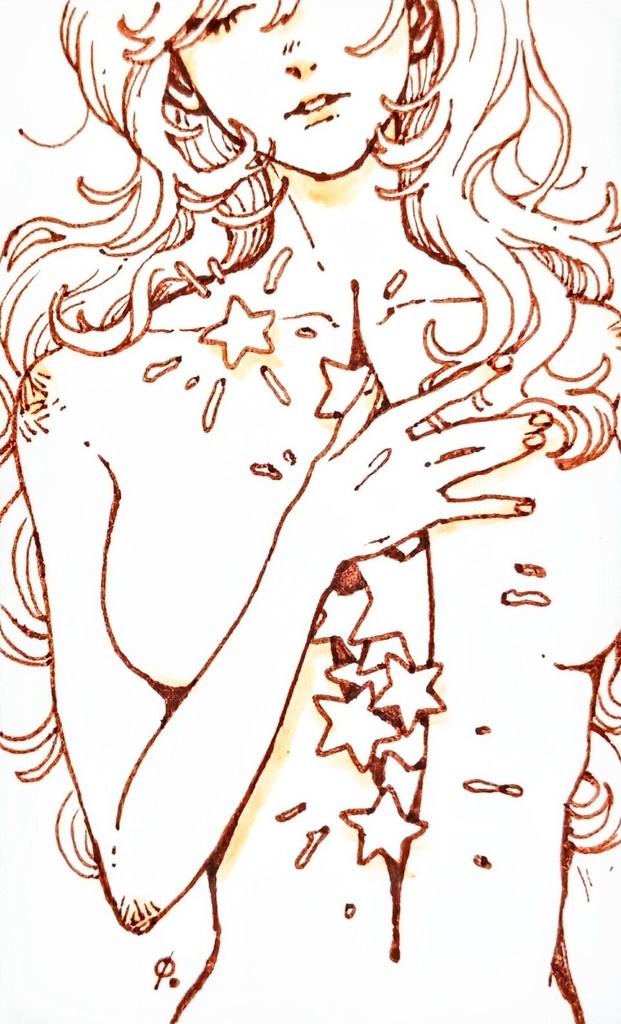 原画　名刺サイズ（母星）