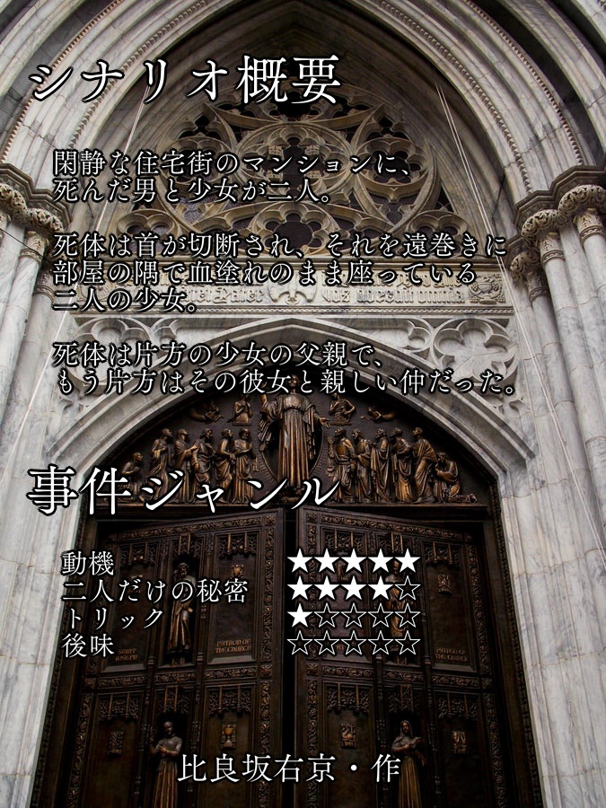 捏造ミステリーTRPG 赤と黒 シナリオ「デュラハンの末路」
