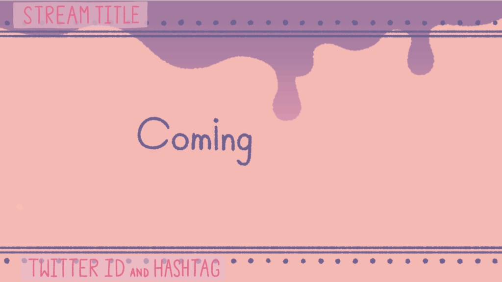 うごく配信用背景【液体】全6色 ゲーム/待機画面/雑談