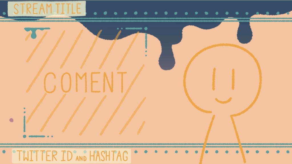 うごく配信用背景【液体】全6色 ゲーム/待機画面/雑談