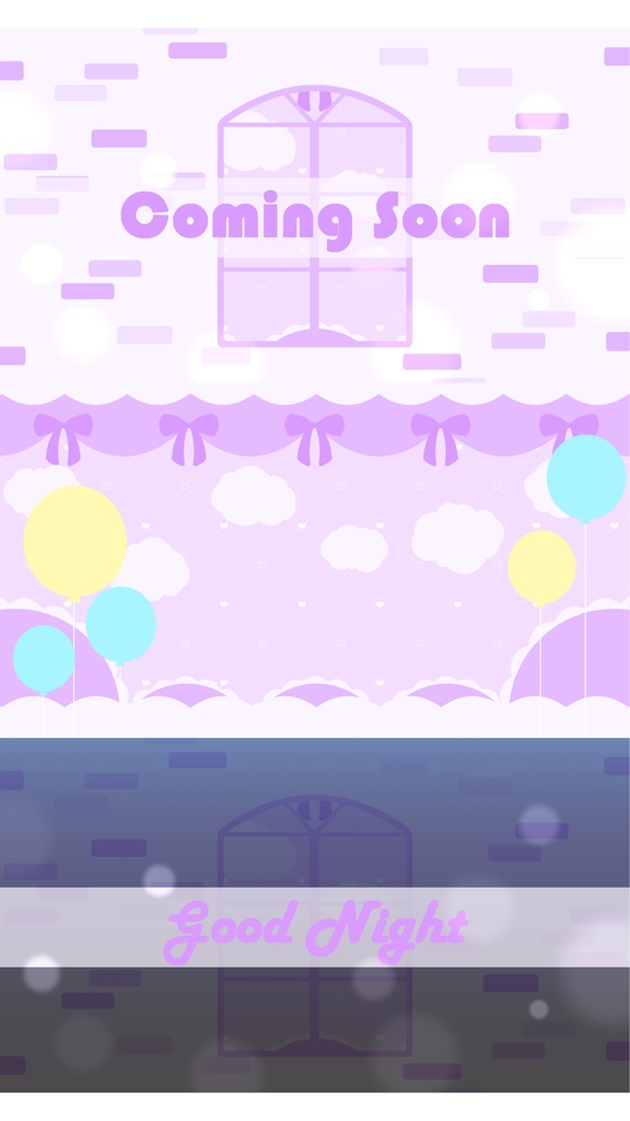 【うごく配信背景】 もこもこ雲のお部屋