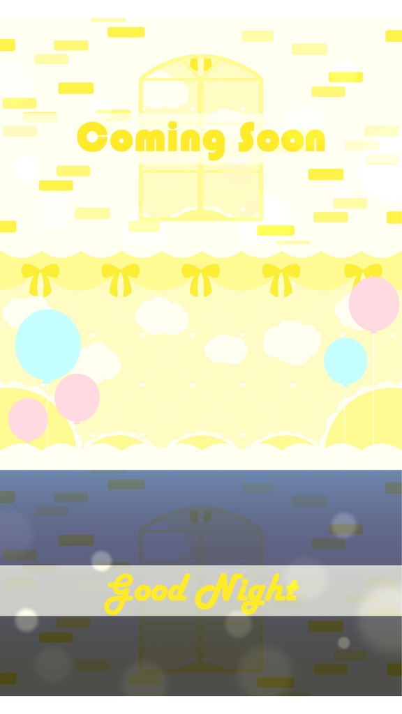 【うごく配信背景】 もこもこ雲のお部屋