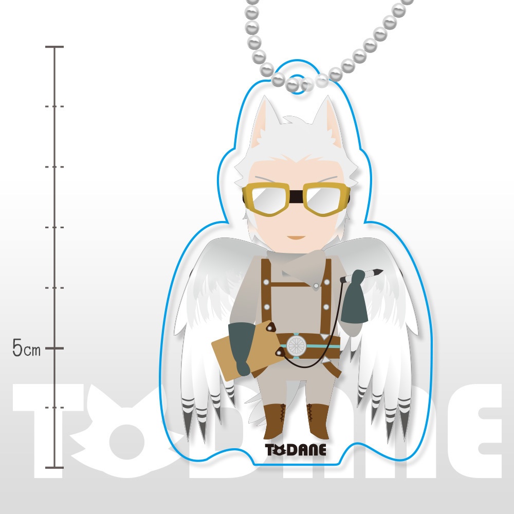 サントリオ・アゲート|エース(A)アクリルキーホルダー【#浮遊島企画】