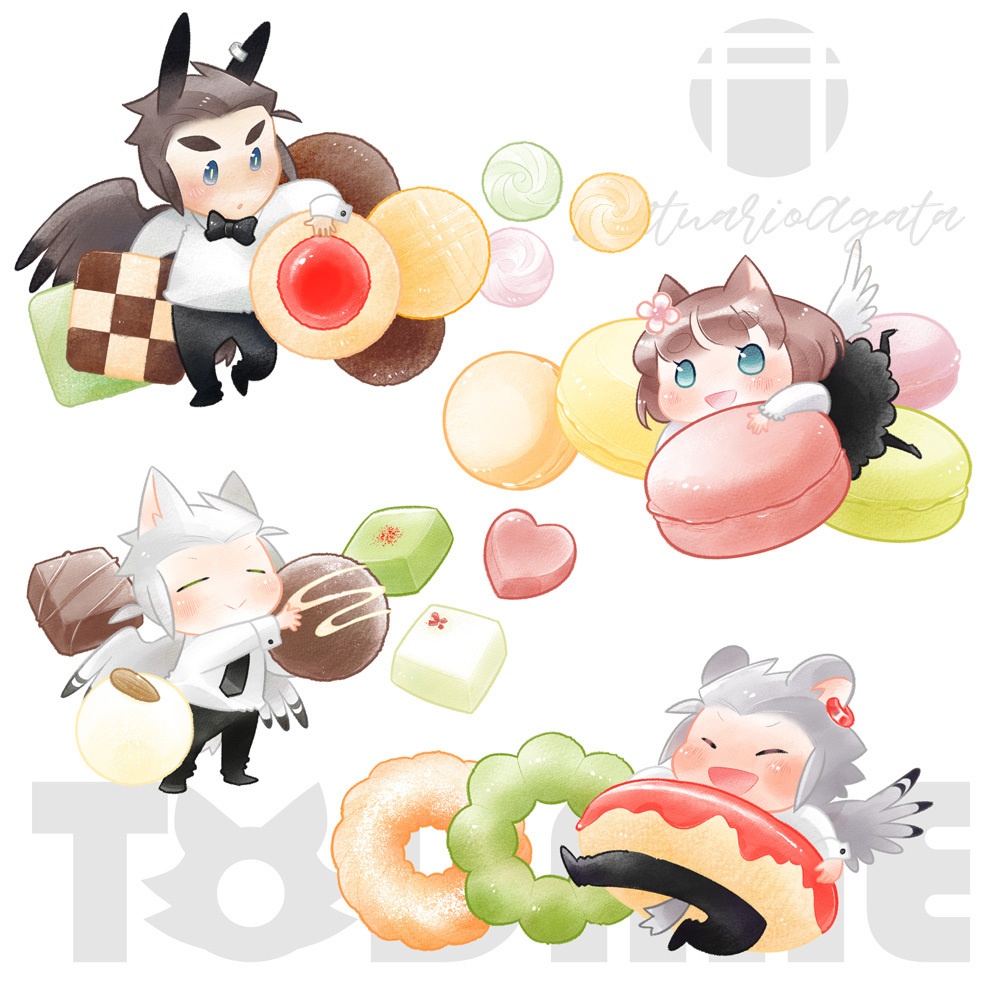 【サントリオ・アゲート】4th Anniversary A4クリアファイル #浮遊島企画