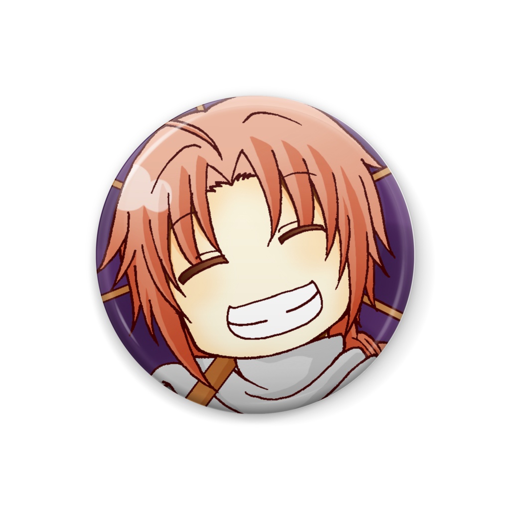 【pixivFACTORY製】3.2cm径 銀魂缶バッチ【全9種】