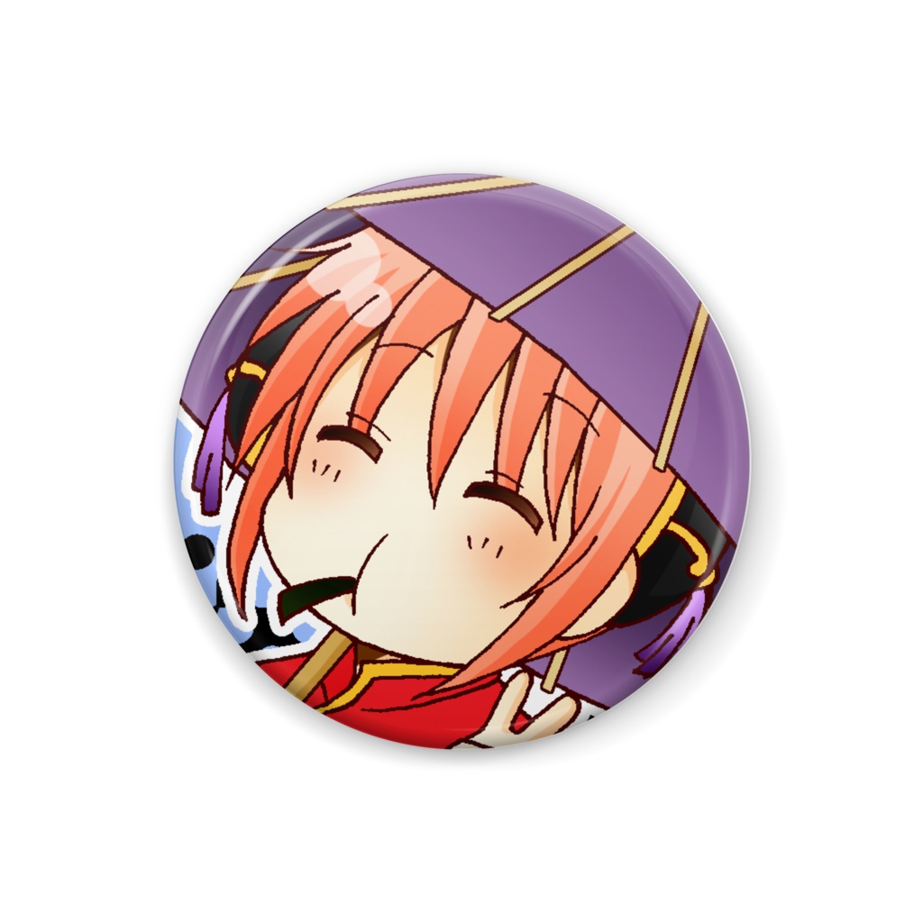 【pixivFACTORY製】3.2cm径 銀魂缶バッチ【全9種】