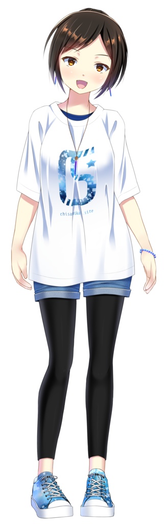 【BOOTH限定】Vライバー千紗みかんTシャツ01