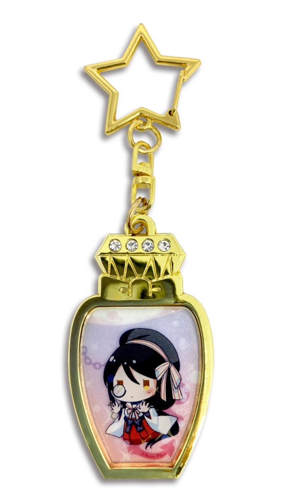 北極星と船霊達 香水瓶風キーホルダー