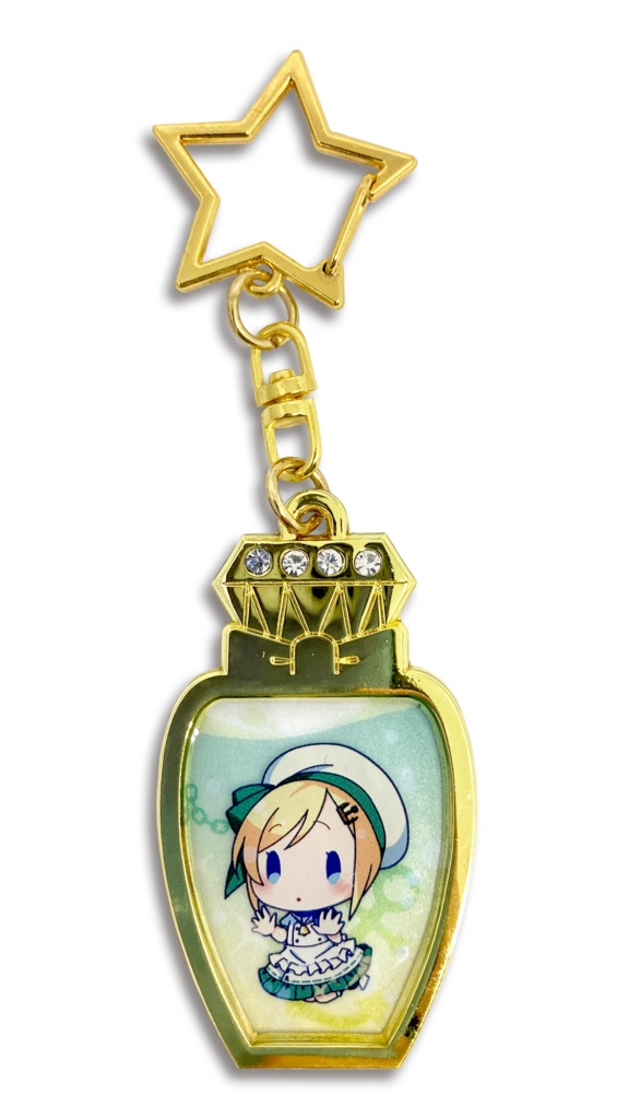 北極星と船霊達 香水瓶風キーホルダー