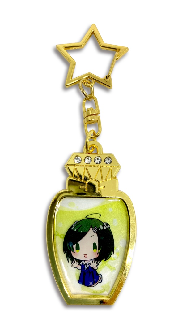 北極星と船霊達 香水瓶風キーホルダー