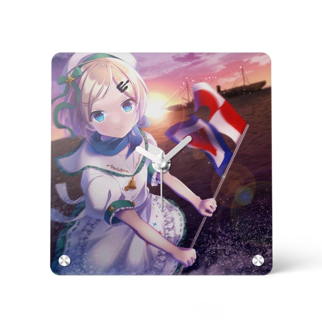 【ComicVket3限定】北極星と船霊達 アクリル時計