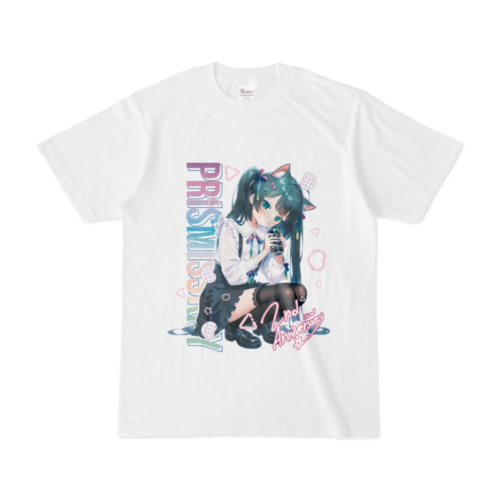 【期間限定10/27迄】PrisMisskey2周年記念Tシャツ（ホワイト）
