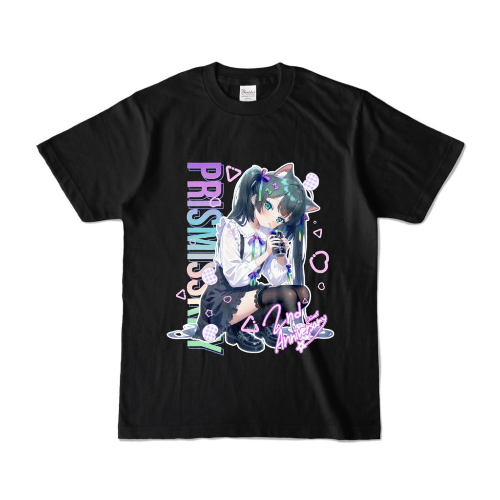 【期間限定10/27迄】PrisMisskey2周年記念Tシャツ（ブラック）