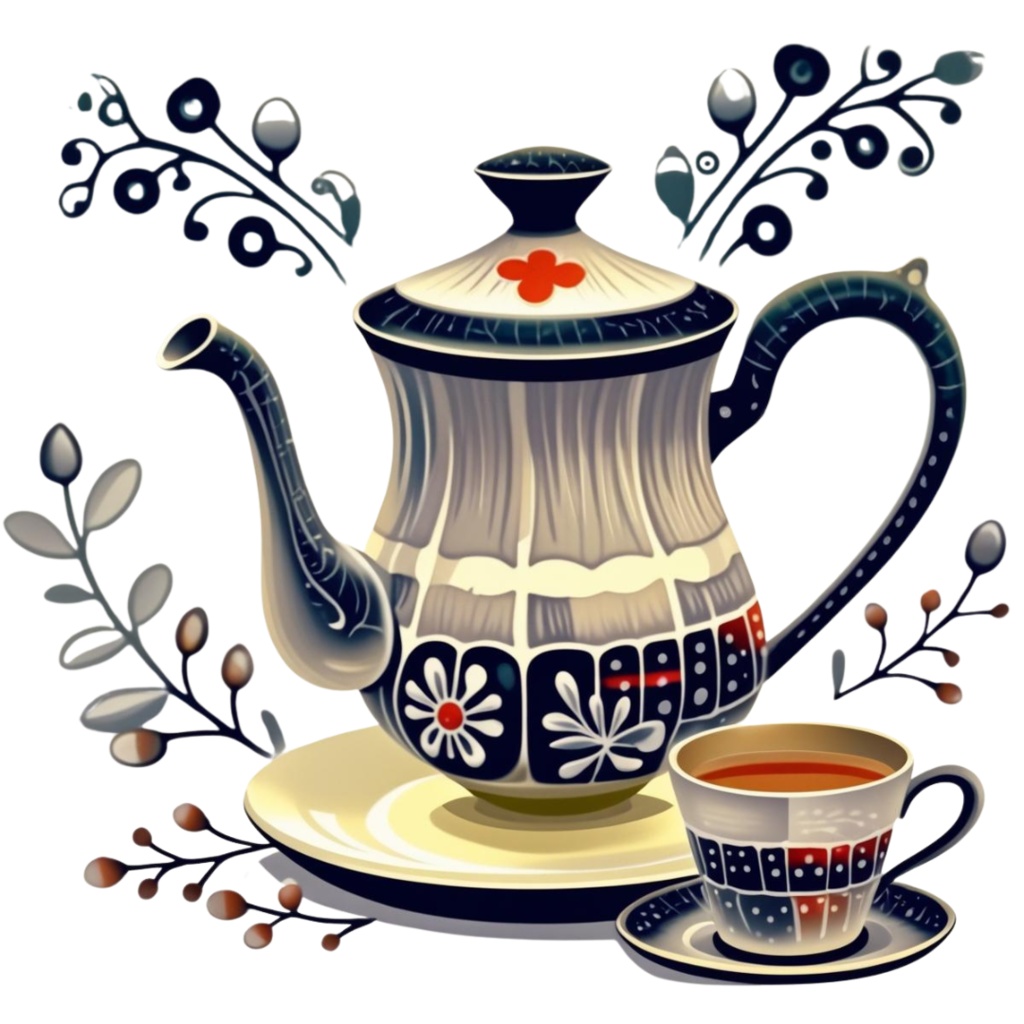 民芸風キッチンシリーズ|手描き風クリップアート10点セット(PNG)