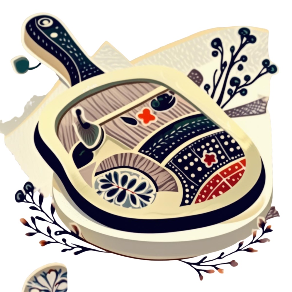 民芸風キッチンシリーズ|手描き風クリップアート10点セット(PNG)