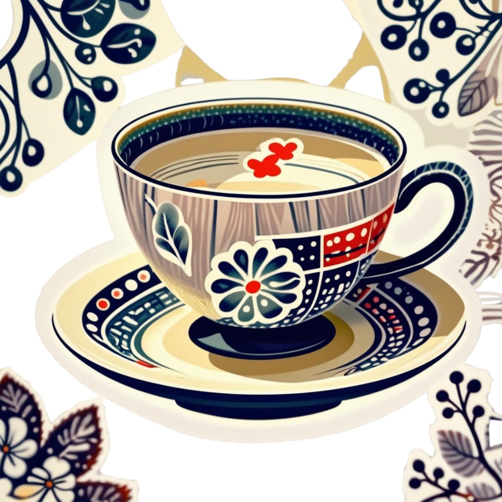 民芸風キッチンシリーズ|手描き風クリップアート10点セット(PNG)