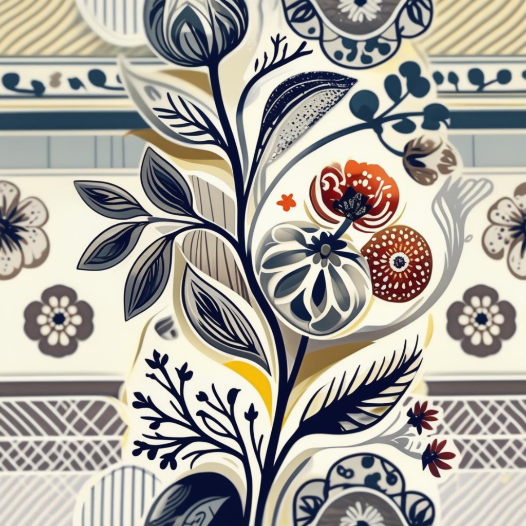 民芸風リビング雑貨シリーズ(ライトグレイッシュトーン・背景透過)10アイテム