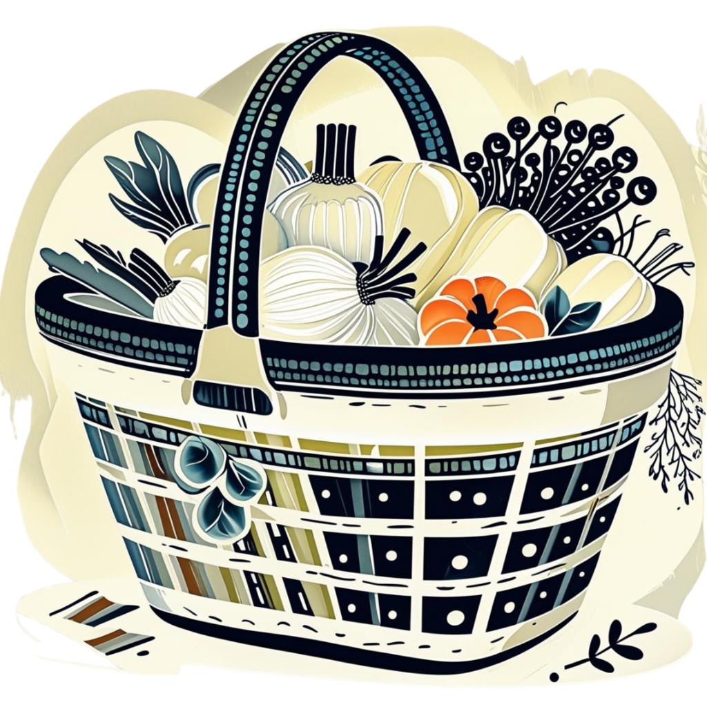 民芸風クリップアート「予定シリーズ」12点セット(背景透過PNG)