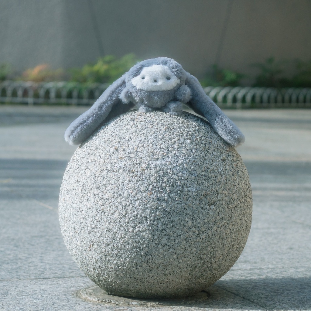 どこでもまゆまろ　グレーいろ