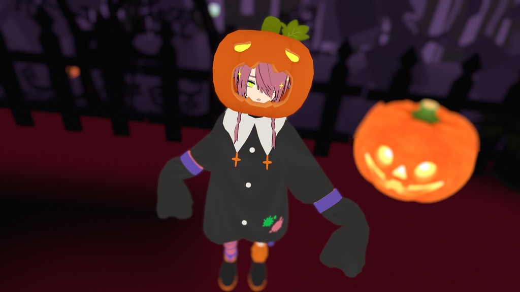 【VRC想定】ハロウィンかぼちゃのおばけ【XANADU+AGARTHA専用衣装】