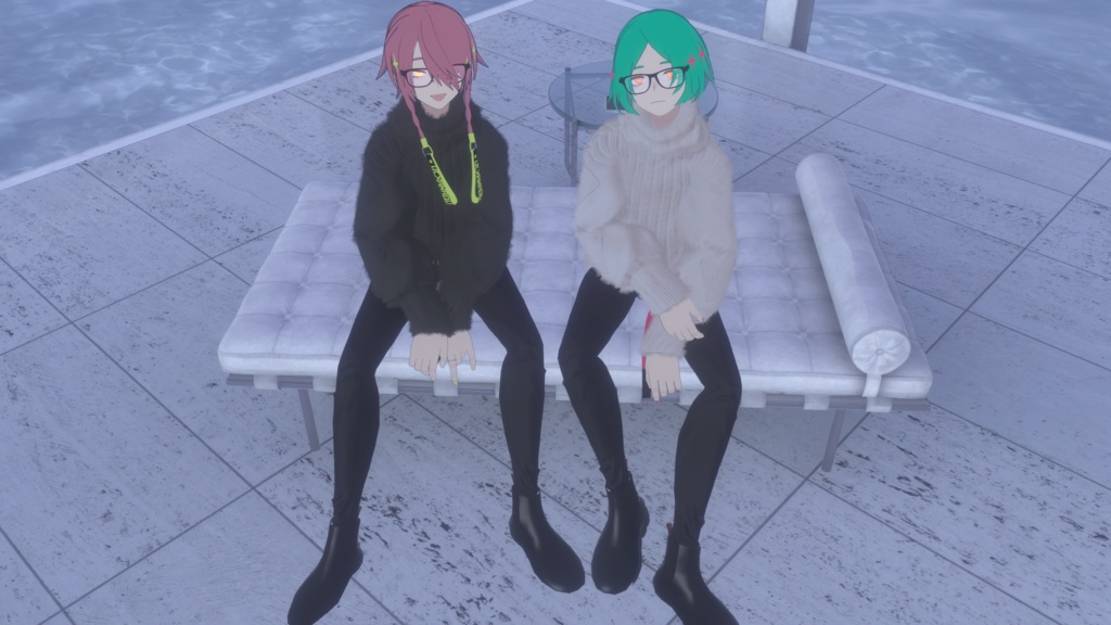 【VRC想定】あったかニットセーター【UT_XANADU+AGARTHA専用衣装】