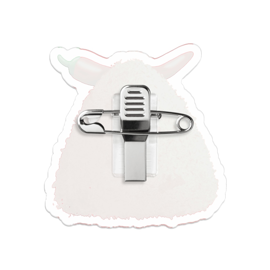 【創作おにぎり】火属性をイメージした唐辛子おにぎり【アクリルバッジ】