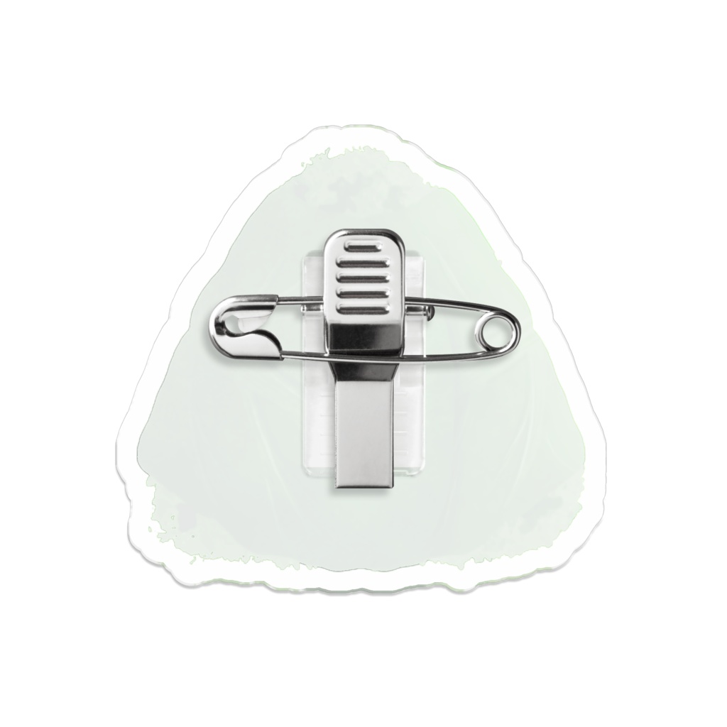 【創作おにぎり】草属性をイメージした高菜おにぎり【アクリルバッジ】