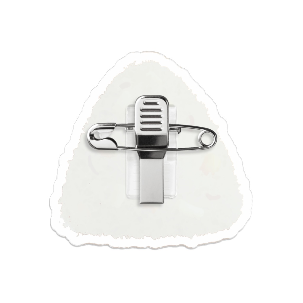 【創作おにぎり】土属性をイメージした炊き込みご飯おにぎり【アクリルバッジ】