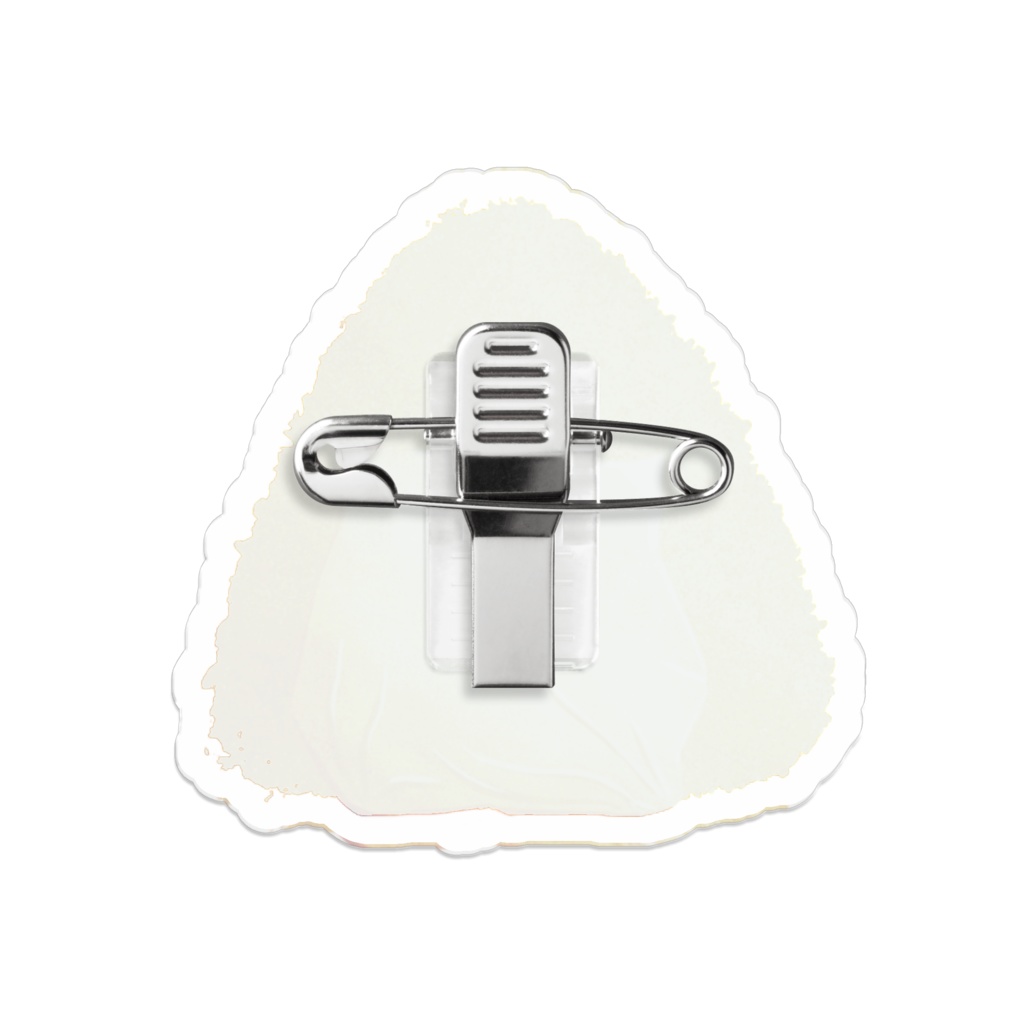 【創作おにぎり】光属性をイメージした金箔おにぎり【アクリルバッジ】