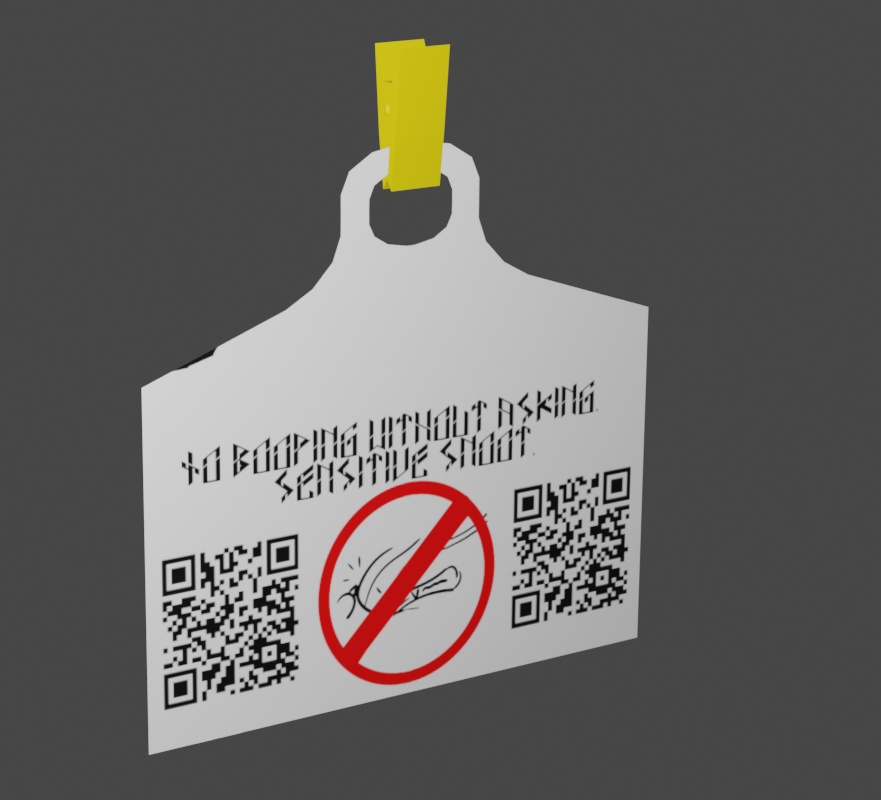 [FBX] Nametag/Simple Badge