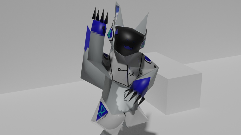 Low Poly Protogen (256 Protogen)