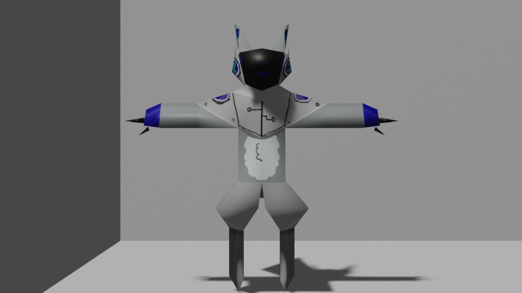 Low Poly Protogen (256 Protogen)