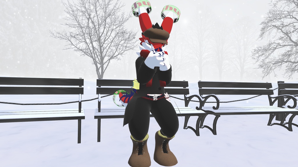 [VRCFury Prefab] Rosune Winter Outfit Set / ロスネ 冬用コーディネートセット